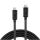 Lindy 41555 Thunderbolt-Kabel 0,5 m 40 Gbit/s Schwarz