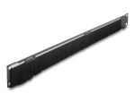 DeLOCK 19″ Kabelmanagement Bürstenleiste unten offen 1 HE dunkelgrau