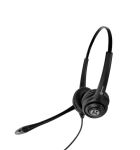 Geemarc Telecom CLA3 A-USB Kopfhörer Kabelgebunden Kopfband Schwarz