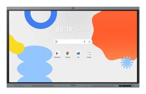 Samsung LH65WAFPLGC Interaktives Whiteboard 165,1 cm (65") 3840 x 2160 Pixel Touchscreen Schwarz, Grau