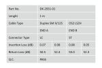 DIGITUS LWL Patchkabel LC -> St 1.00m Singlemode Duplex OS2