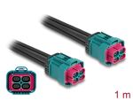 DELOCK Kabel HDMTD Z quad Buchse zu HDMTD quad Buchse 1m