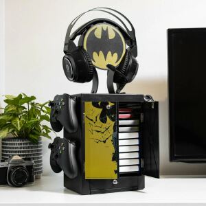 Numskull Games Official Batman Gaming Locker Diskettenhalter für Spiele