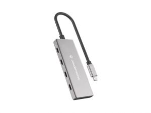 Conceptronic HUBBIES16G Schnittstellen-Hub USB 3.2 Gen 2 (3.1 Gen 2) Type-C 10000 Mbit/s Grau
