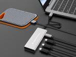 Conceptronic HUBBIES16G Schnittstellen-Hub USB 3.2 Gen 2 (3.1 Gen 2) Type-C 10000 Mbit/s Grau