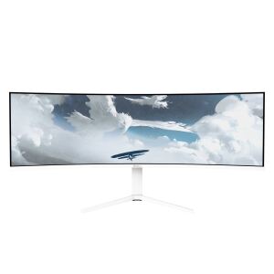 Arozzi Nova 49” Curved Computerbildschirm 124,5 cm (49") 5120 x 1440 Pixel Dual QHD LED Weiß