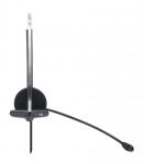 Manhattan Mono USB-Headset, Ohraufliegendes Design (On-Ear), Ohrmuschel einseitig, kabelgebunden, USB-A-Stecker, integrierte Lautstärkeregelung, verstellbares Mikrofon, schwarz