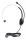 Manhattan Mono USB-Headset, Ohraufliegendes Design (On-Ear), Ohrmuschel einseitig, kabelgebunden, USB-A-Stecker, integrierte Lautstärkeregelung, verstellbares Mikrofon, schwarz
