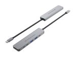 Conceptronic DONN33G 6-in-1 USB 3.2 Gen 1 Dockingstation, HDMI, USB-A 5Gbps x 2, USB-C 5Gbps x 2, 100W USB PD