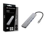 Conceptronic DONN33G 6-in-1 USB 3.2 Gen 1 Dockingstation, HDMI, USB-A 5Gbps x 2, USB-C 5Gbps x 2, 100W USB PD