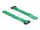 DeLOCK Klett-Kabelbinder mit Schlaufe und Befestigungsöse L 150 x B 20 mm grün 5 Stück