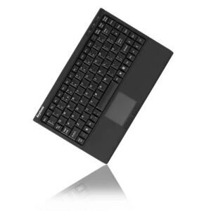 KeySonic ACK-540U+ (US) Mini-Tastatur, SoftSkin, Smart-Touchpad, USB, schwarz