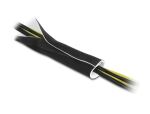 DELOCK Kabelschlauch Neopren Klettverschl.1,5mx135mm SW/W