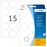 HERMA Verschlussetiketten Ø 32 mm rund transparent...