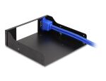 DELOCK 5.25 Metall Einbaurahmen für Slim Bay,USB 5 Gbps Hub