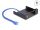 DELOCK 5.25 Metall Einbaurahmen für Slim Bay,USB 5 Gbps Hub