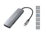 Conceptronic DONN11G 6-in-1 USB 3.2 Gen 1 Dockingstation,...