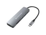 Conceptronic DONN11G 6-in-1 USB 3.2 Gen 1 Dockingstation,...