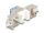 DeLOCK Keystone Modul RJ45 Buchse zu LSA Cat.6A werkzeugfrei blau Set 10 Stück