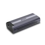 Lindy 43394 Speicherlaufwerksgehäuse SSD-Gehäuse Grau M.2