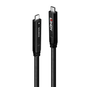 Lindy 43333 USB Kabel USB 3.2 Gen 1 (3.1 Gen 1) 10 m USB C Schwarz