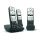Gigaset A690A Trio Analoges/DECT-Telefon Anrufer-Identifikation Schwarz