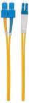 Intellinet Glasfaser LWL-Anschlusskabel, Duplex, Singlemode, LC/SC, 9/125 µm, OS2, 3 m, gelb