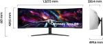 Samsung Odyssey Neo G9 G95NC, 57" VA Curved DUHD Display schwarz
