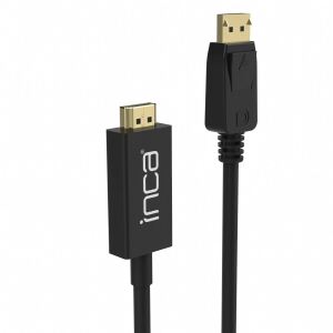 Inca IDPH-18T Videokabel-Adapter 1,8 m DisplayPort HDMI Typ A (Standard) Schwarz