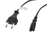 Lanberg CA-C7CA-10CC-0018-BK Stromkabel Schwarz 1,8 m C7-Koppler CEE7/16
