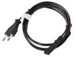 Lanberg CA-C7CA-10CC-0018-BK Stromkabel Schwarz 1,8 m C7-Koppler CEE7/16