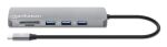 Manhattan 190459 laptop-dockingstation & portreplikator Kabelgebunden USB 3.2 Gen 1 (3.1 Gen 1) Type-C Grau