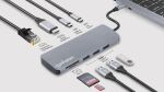 Manhattan 190459 laptop-dockingstation & portreplikator Kabelgebunden USB 3.2 Gen 1 (3.1 Gen 1) Type-C Grau