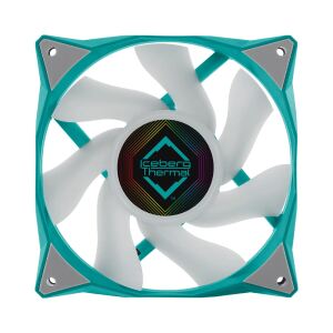 Iceberg Thermal IceGALE ARGB Computergehäuse Ventilator 12 cm Türkis 1 Stück(e)