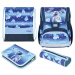 Herlitz Loop Plus Cosmic Explorer Schulranzen-Set Junge Polyester Blau, Dunkelblau