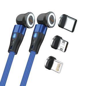 RealPower MagneticCharge2 USB Kabel 1 m Blau