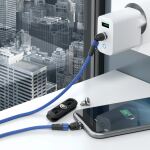 RealPower MagneticCharge2 USB Kabel 1 m Blau