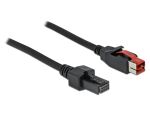 DeLOCK PoweredUSB Kabel Stecker 24 V zu 2 x 4 Pin Stecker 2 m für POS Drucker und Terminals
