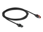 DeLOCK PoweredUSB Kabel Stecker 24 V zu 2 x 4 Pin Stecker 2 m für POS Drucker und Terminals