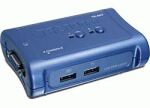 Trendnet TK-207K Tastatur/Video/Maus (KVM)-Switch Blau