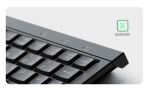 KeySonic KSK-3211ELU (DE), Super-Mini Tastatur,...
