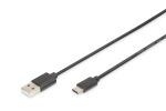 Digitus USB-C Verbindungskabel, USB-A auf USB-C