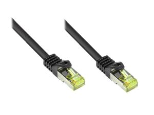 Alcasa 3m Cat7 S/FTP Netzwerkkabel Schwarz S/FTP (S-STP)