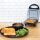 Uncanny Brands Pokémon Poké Ball Sandwich-Toaster Schwarz, Rot, Weiß