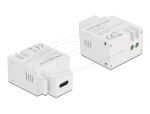 DELOCK Keystone Modul mit USB Type-C Ladebuchse 2,1 A...
