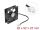 DELOCK Axiallüfter 12 V DC, 92 x 92 x 25 mm schwarz