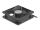 DELOCK Axiallüfter 12 V DC, 92 x 92 x 25 mm schwarz