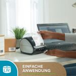 DYMO Original LabelWriter Versandetiketten für LabelWriter 5XL/4XL-Etikettendrucker | 102 mm x 210 mm | 6 Rollen mit je 140 Etiketten (840 Stück) | selbstklebend | für LabelWriter Beschriftungsgerät