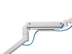 Equip 17"-49" Schwerlast-Monitor-Schreibtischhalterung, Weiß
