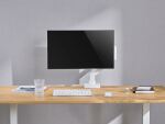 Equip 17"-49" Schwerlast-Monitor-Schreibtischhalterung, Weiß